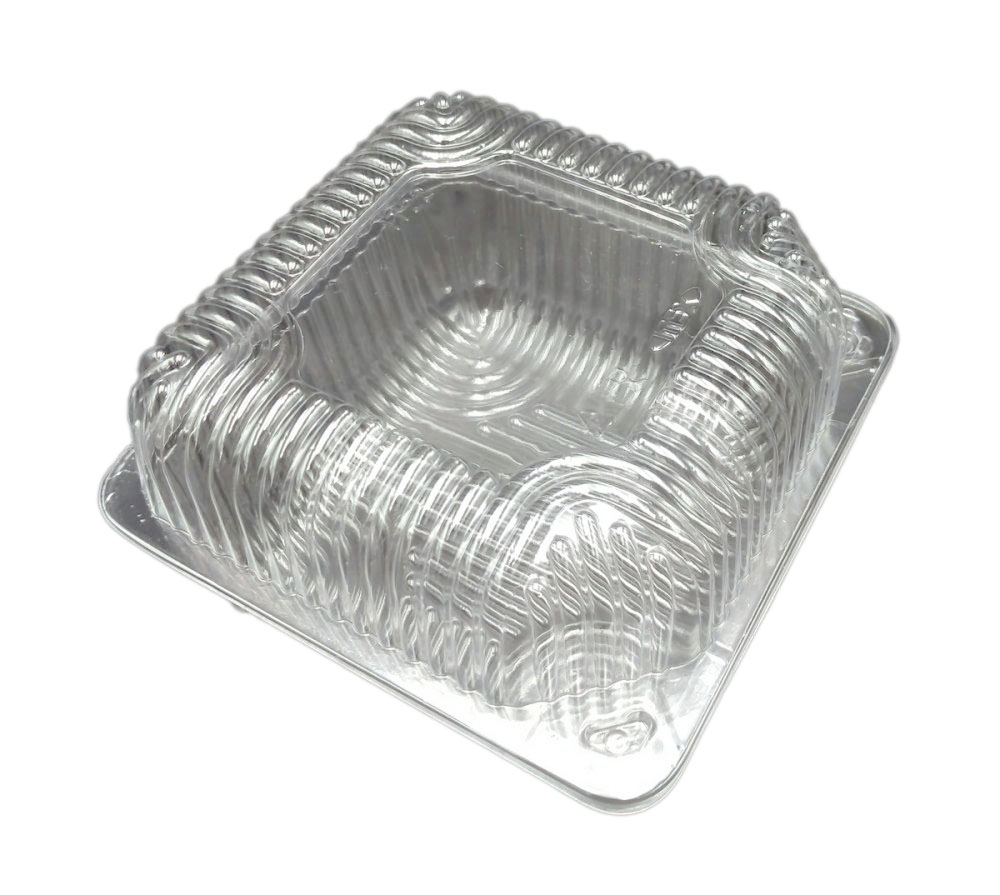 Ємність (930мл) 130 х 130 х 80 мм з кришкою (1200шт)